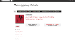 Desktop Screenshot of munciesymphonyorchestra.blogspot.com