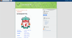 Desktop Screenshot of livesoccer-onlinetv.blogspot.com