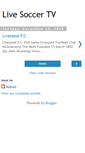 Mobile Screenshot of livesoccer-onlinetv.blogspot.com