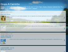 Tablet Screenshot of grupoacaminho.blogspot.com
