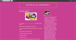 Desktop Screenshot of nathaliaserennasf.blogspot.com