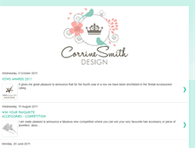 Tablet Screenshot of corrinesmithdesign.blogspot.com