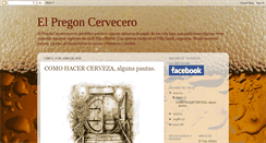 Desktop Screenshot of elpregoncervecero.blogspot.com