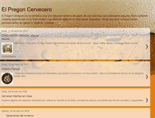 Tablet Screenshot of elpregoncervecero.blogspot.com