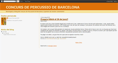 Desktop Screenshot of concurspercussiobarcelona.blogspot.com