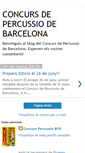 Mobile Screenshot of concurspercussiobarcelona.blogspot.com