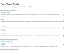 Tablet Screenshot of faux-wood-blinds.blogspot.com