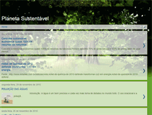 Tablet Screenshot of planetavida-sustentavel.blogspot.com