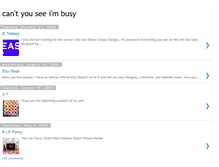 Tablet Screenshot of cantyouseeimbusy.blogspot.com