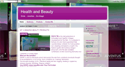 Desktop Screenshot of myhealthandbeauty.blogspot.com