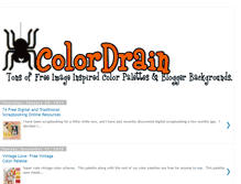 Tablet Screenshot of colordrain.blogspot.com