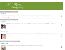 Tablet Screenshot of alirosaphotography.blogspot.com