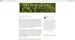 Desktop Screenshot of frenchleaves.blogspot.com