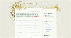 Desktop Screenshot of busybonzlee.blogspot.com