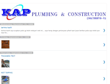 Tablet Screenshot of kapplumbing.blogspot.com