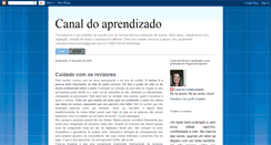 Desktop Screenshot of canaldoaprendizado.blogspot.com