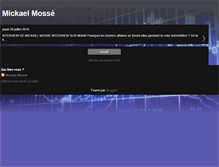 Tablet Screenshot of mickaelmosse.blogspot.com
