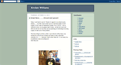 Desktop Screenshot of kirsten-williams.blogspot.com