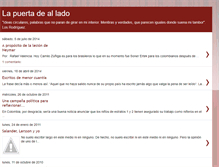Tablet Screenshot of lapuertadellado.blogspot.com