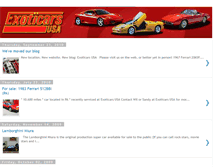 Tablet Screenshot of exoticars-usa.blogspot.com