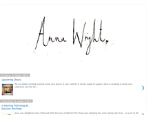 Tablet Screenshot of annawrightillustration.blogspot.com