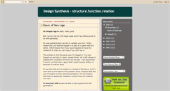 Desktop Screenshot of designsynthesis.blogspot.com