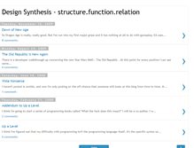 Tablet Screenshot of designsynthesis.blogspot.com