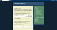 Desktop Screenshot of newmediatec111.blogspot.com