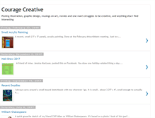 Tablet Screenshot of georgecouragecreative.blogspot.com
