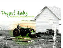 Tablet Screenshot of projectjunky.blogspot.com