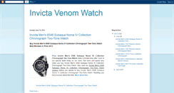 Desktop Screenshot of invictavenomwatch.blogspot.com