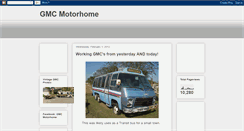 Desktop Screenshot of gmcmotorhomes.blogspot.com