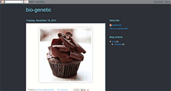 Desktop Screenshot of bio-genetic.blogspot.com