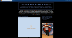 Desktop Screenshot of justiceformauricemason.blogspot.com