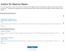 Tablet Screenshot of justiceformauricemason.blogspot.com