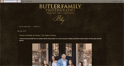 Desktop Screenshot of butlerfamilyphotography.blogspot.com