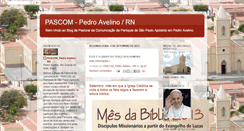 Desktop Screenshot of pascompedroavelino-rn.blogspot.com