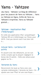 Mobile Screenshot of jeu-yams-yahtzee.blogspot.com