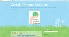 Desktop Screenshot of georgia-vivienne-creations.blogspot.com