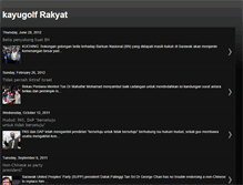 Tablet Screenshot of kayugolf.blogspot.com