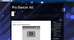 Desktop Screenshot of danceproatl.blogspot.com