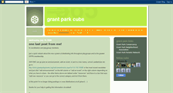 Desktop Screenshot of grantparkcubs.blogspot.com