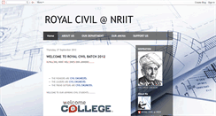 Desktop Screenshot of nriitroyalcivil.blogspot.com