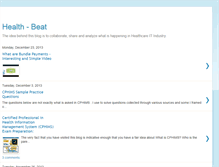Tablet Screenshot of health-beat.blogspot.com