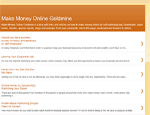 Tablet Screenshot of moneygoldmine.blogspot.com