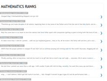 Tablet Screenshot of mathsrawks.blogspot.com