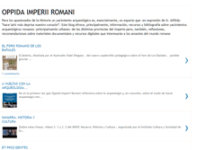 Tablet Screenshot of oppidaimperiiromani.blogspot.com