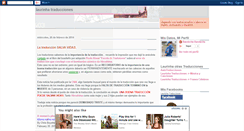 Desktop Screenshot of laurinha-traducciones.blogspot.com