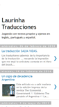 Mobile Screenshot of laurinha-traducciones.blogspot.com
