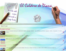 Tablet Screenshot of elcalderodediana.blogspot.com